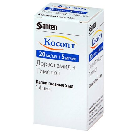 Косопт капли 20мг/мл+5мг/мл 5мл
