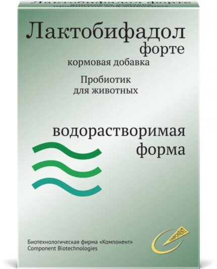 Лактобифадол форте, для животных, водорастворимая форма, уп. 50 г