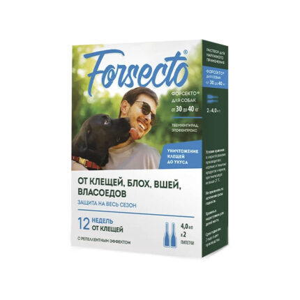 Форсекто, для собак 30-40 кг, уп. 2 пипетки