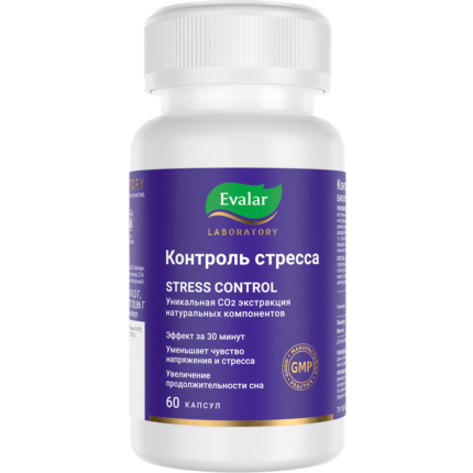 Контроль стресса/ Stress control Evalar Laboratory 60 капсул
