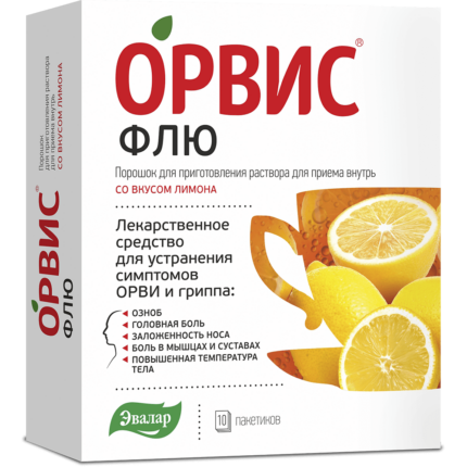 Орвис Флю лимон 10 пакетов-саше