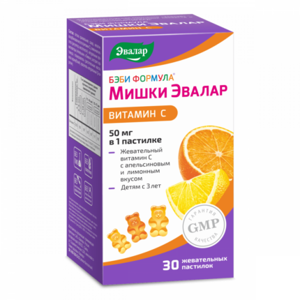 Бэби Формула Мишки Витамин С 30 пастилок