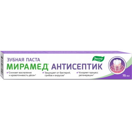 Мирамед Антисептик Зубная паста 75 мл