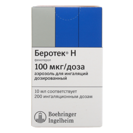 Беротек Н аэрозоль для ингаляций 100 мкг/доза 200доз 1