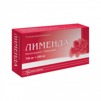Лименда супп. ваг. 750мг+200мг №7